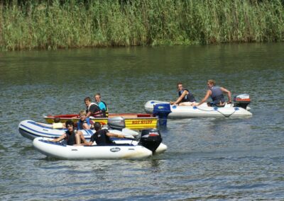 Boating at Silwerstrand Caravan Park
