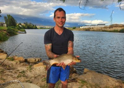 Fishing at Silwerstrand Caravan Park