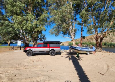 Launch your boat at Silwerstrand Caravan Park