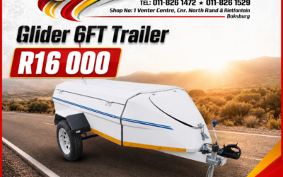 Glider 6FT Trailer – Tough, Reliable & Ready to Go! Pre-owned Trailer for sale in Gauteng